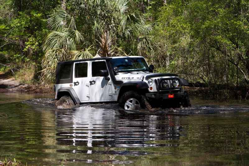Who is using the new River Raider Snorkel? Jeep